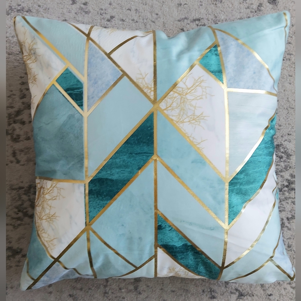 Instagram geometric design pillow cover